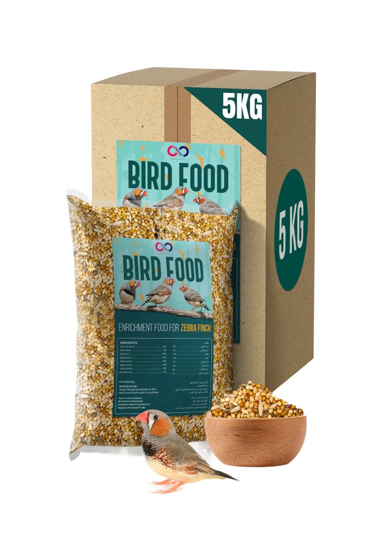 BRANDSFINITY Premium Bird Feed For Zebra Finch - Image 1